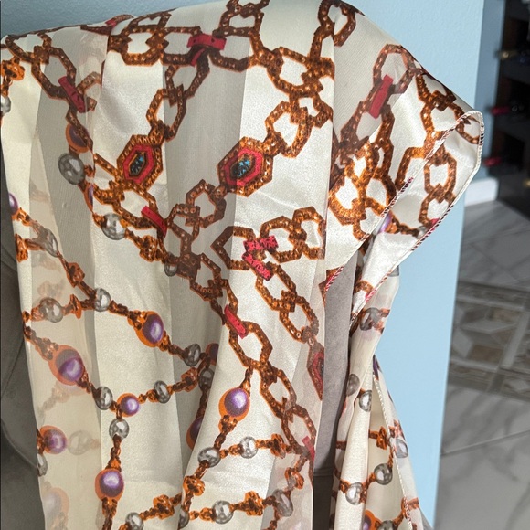 Chain Pattern Scarf - Picture 2 of 5